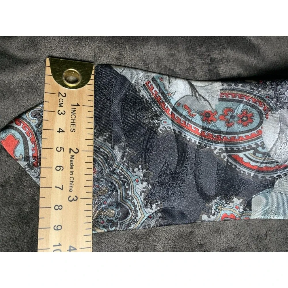 The American Edition Vintage 80s Formal Camouflage Wide  3 3/4 “Silk Tie  USA